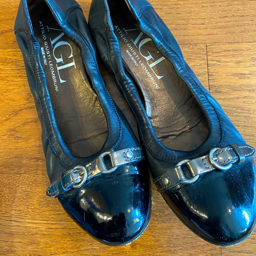 Attilio Giusti Leombruni Sz 39 Black Flats